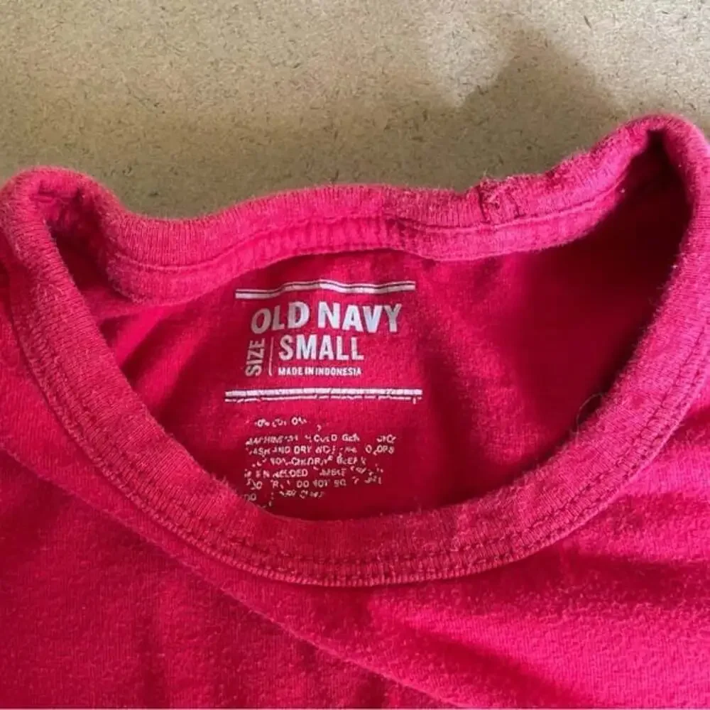 Old Navy Red Long Sleeve Shirt with Pocket